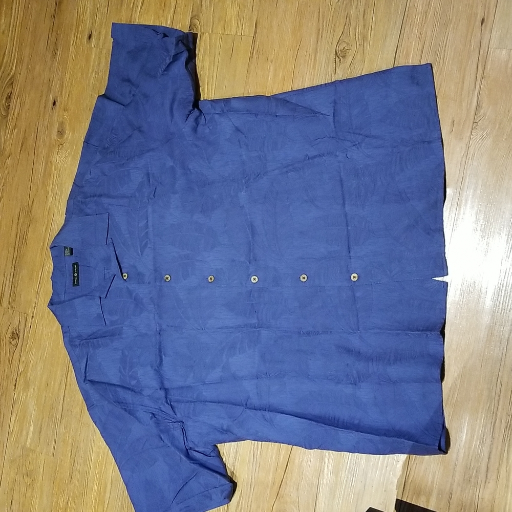 Blue Collared Button Down Like New Condition Sz 2… - image 1